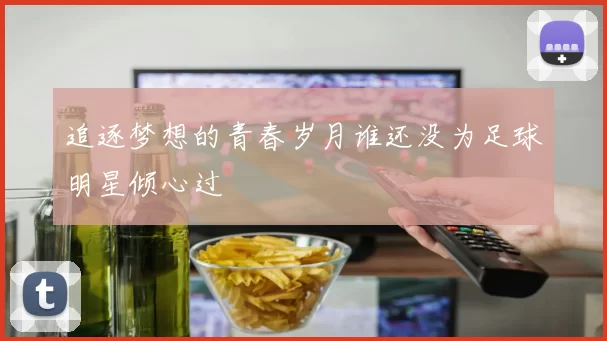 追逐梦想的青春岁月谁还没为足球明星倾心过